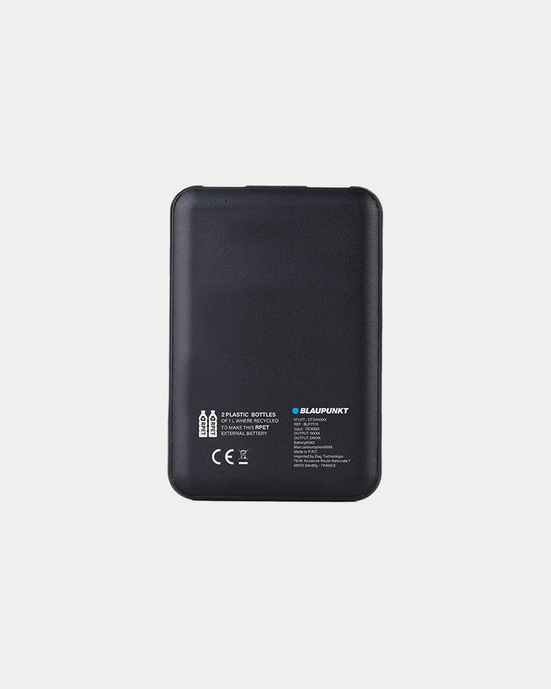 Power bank RPET Blaupunkt 5.000 mAh para personalizar
