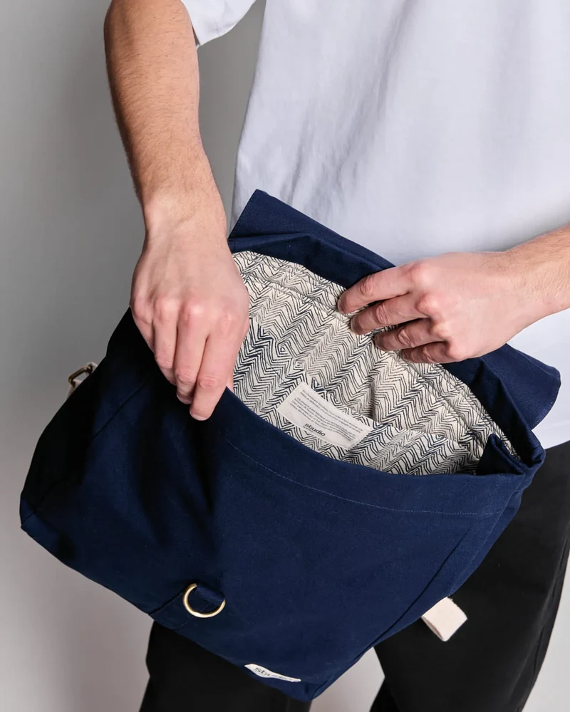 Mochila algodón orgánico Hindbag Oscar para personalizar