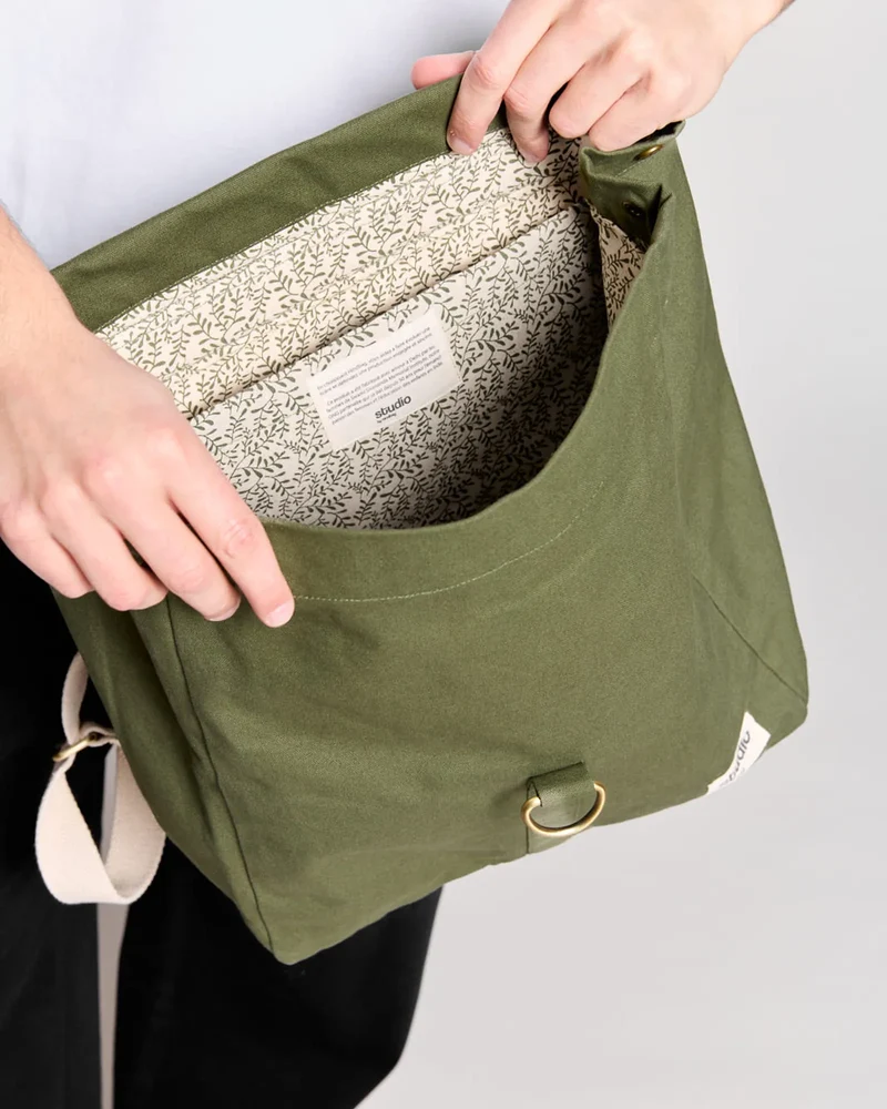 Mochila algodón orgánico Hindbag Oscar para personalizar