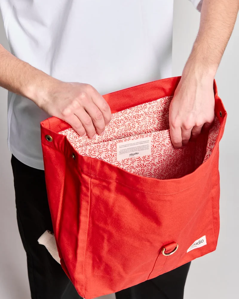 Mochila algodón orgánico Hindbag Oscar para personalizar