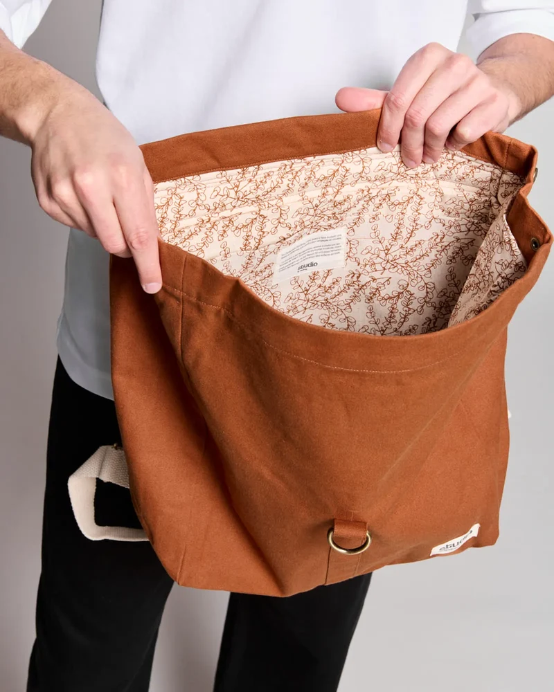 Mochila algodón orgánico Hindbag Oscar para personalizar