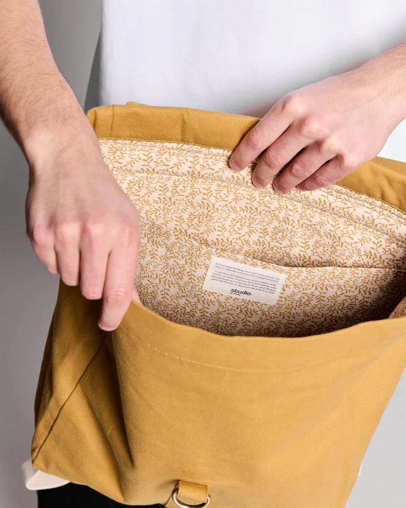 Mochila algodón orgánico Hindbag Oscar para personalizar