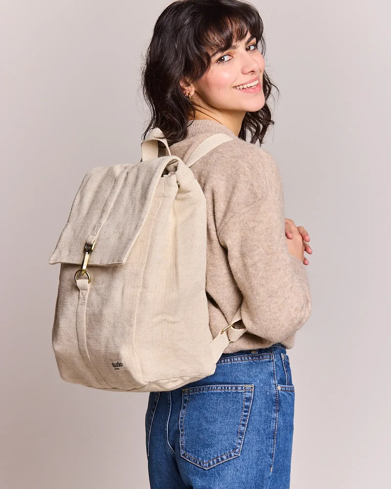 Mochila algodón orgánico Hindbag Oscar para personalizar