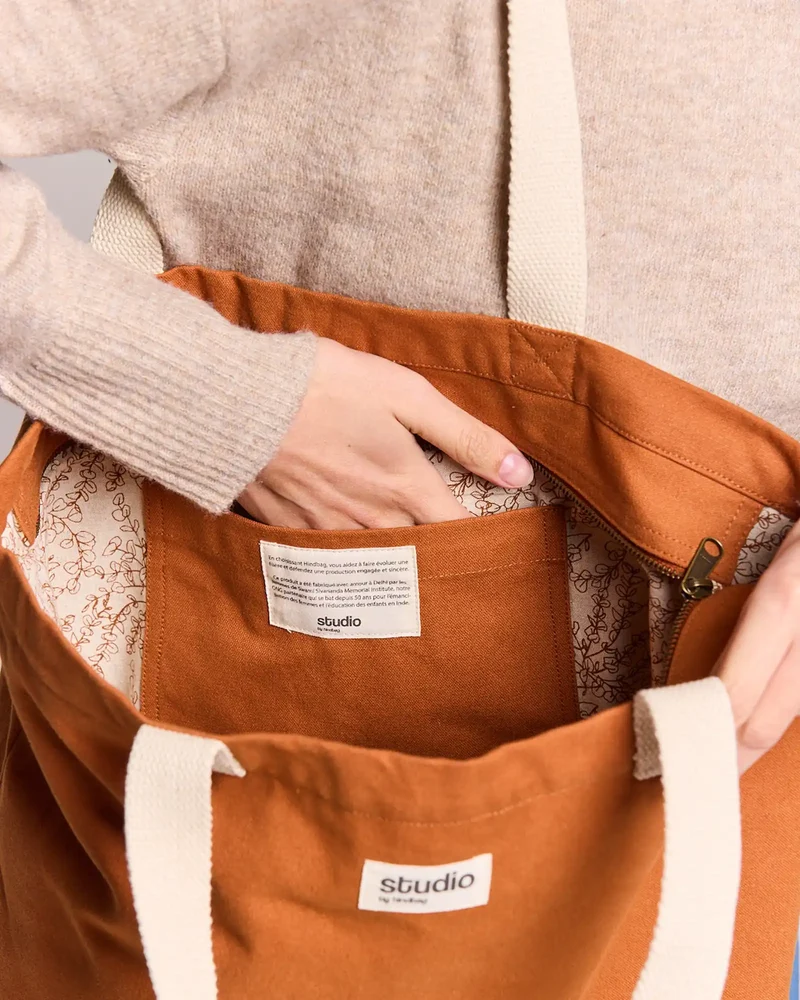 Bolsa tote algodón orgánico Hindbag para personalizar