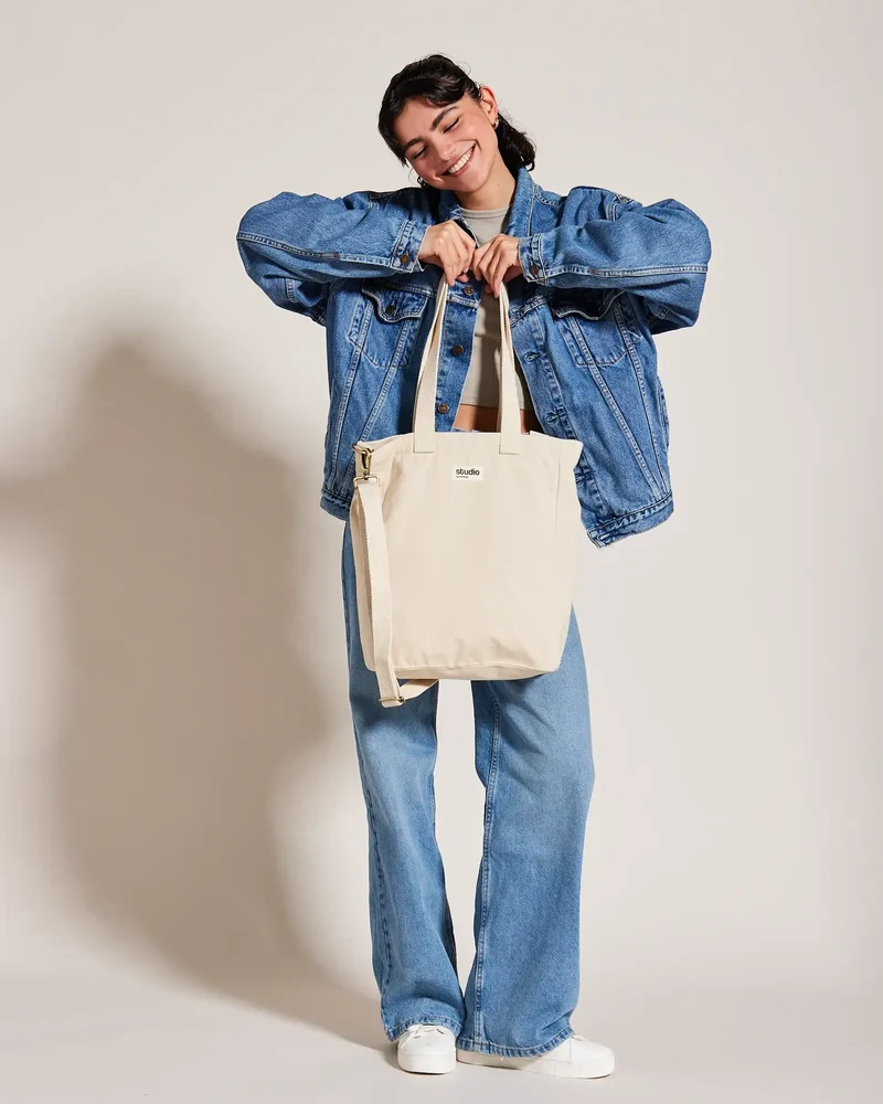 Bolsa tote algodón orgánico Hindbag Evan para personalizar