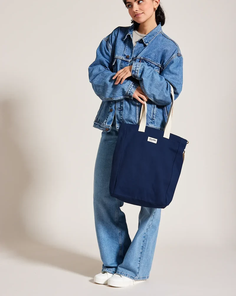 Bolsa tote algodón orgánico Hindbag Evan para personalizar