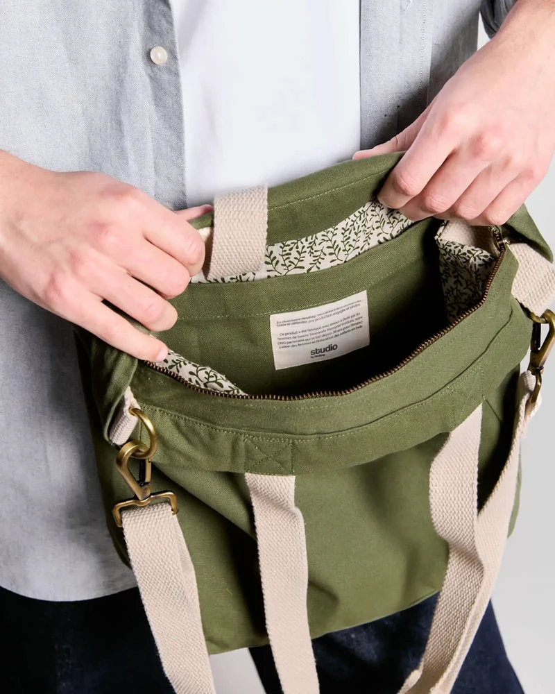 Bolsa tote algodón orgánico Hindbag Evan para personalizar
