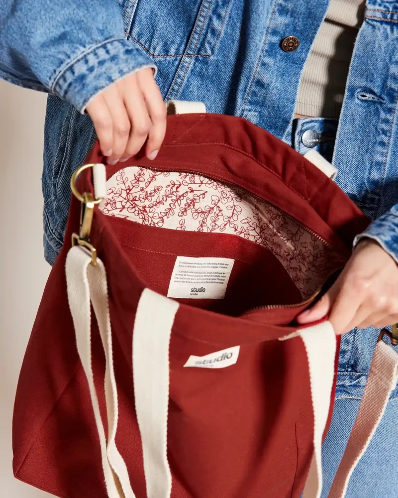 Bolsa tote algodón orgánico Hindbag Evan para personalizar
