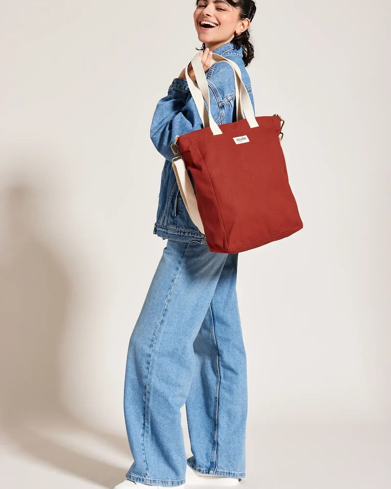 Bolsa tote algodón orgánico Hindbag Evan para personalizar