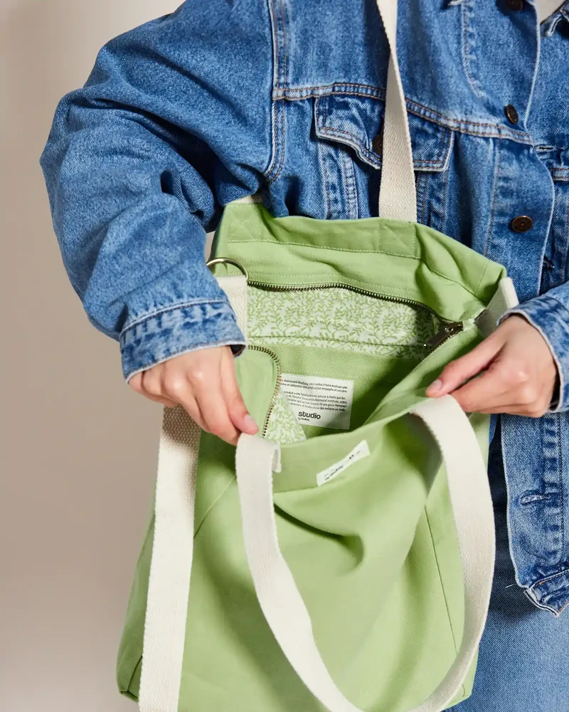 Bolsa tote algodón orgánico Hindbag Evan para personalizar
