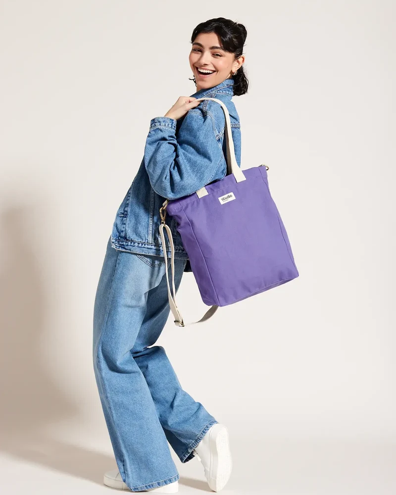 Bolsa tote algodón orgánico Hindbag Evan para personalizar