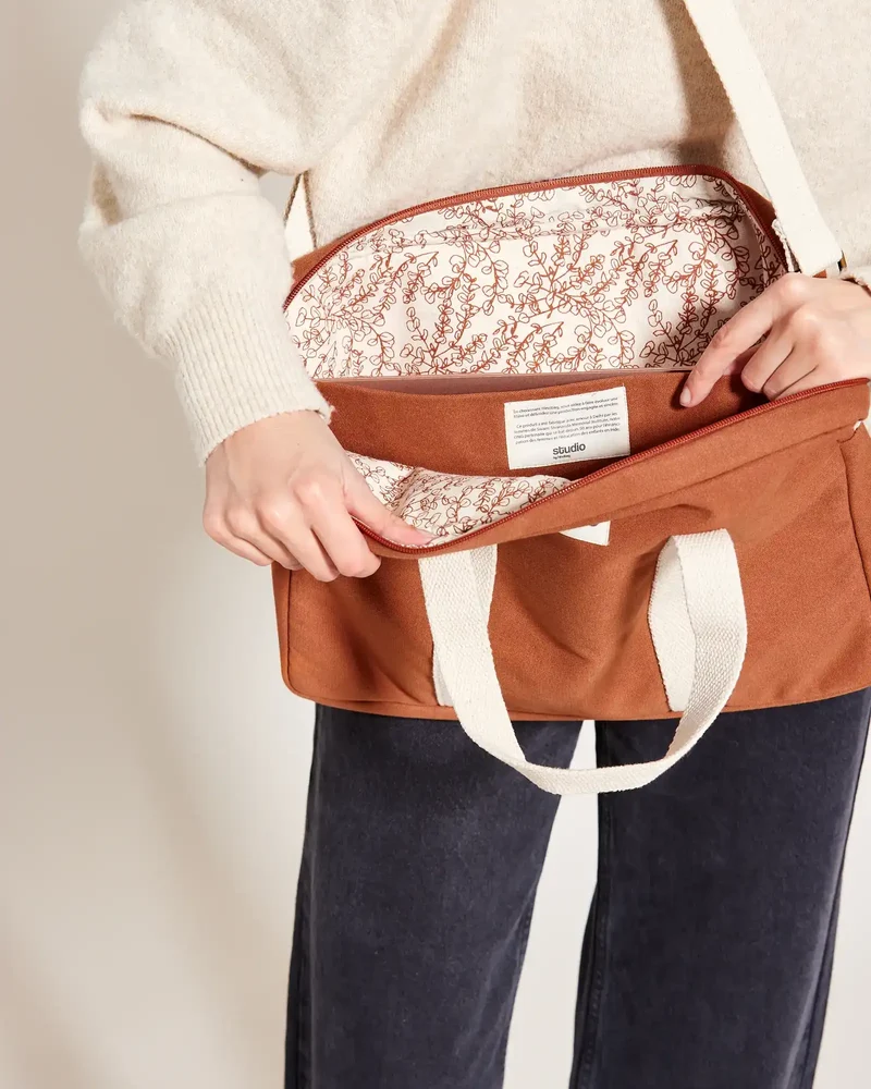 Bolsa para portátil algodón orgánico para personalizar