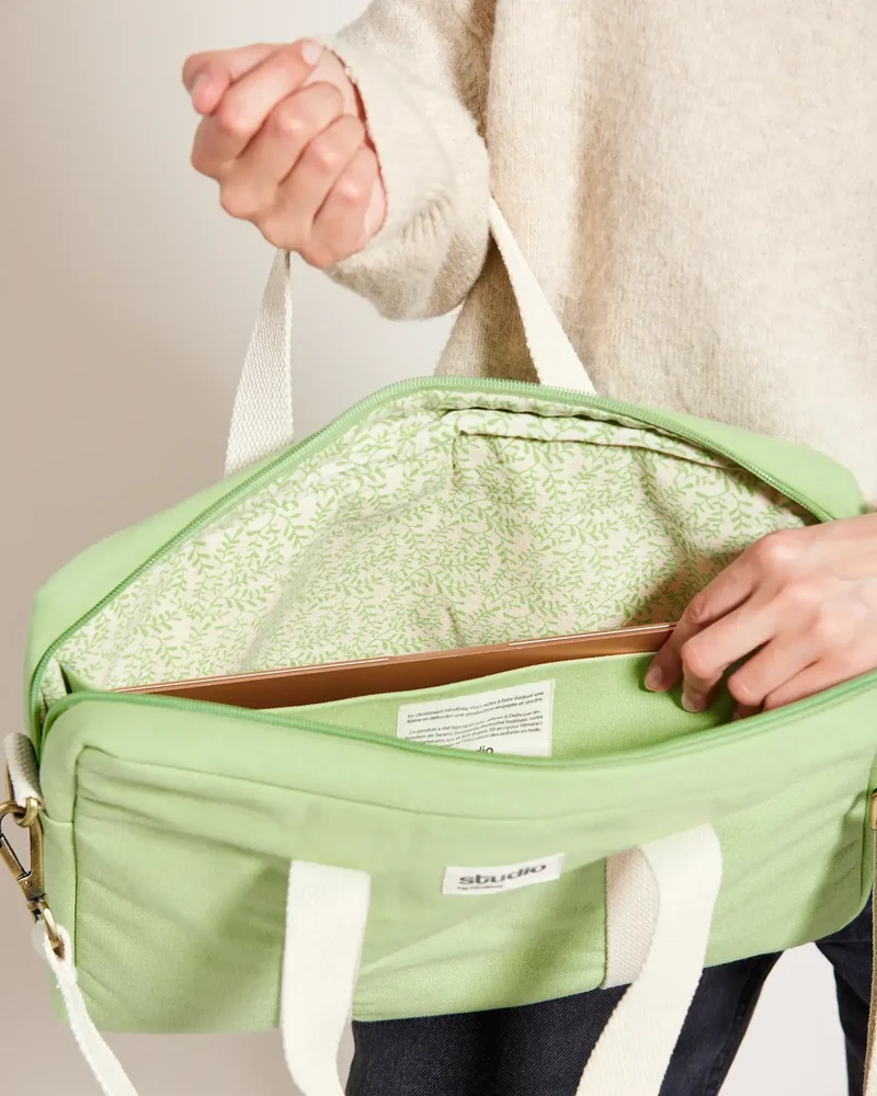 Bolsa para portátil algodón orgánico para personalizar