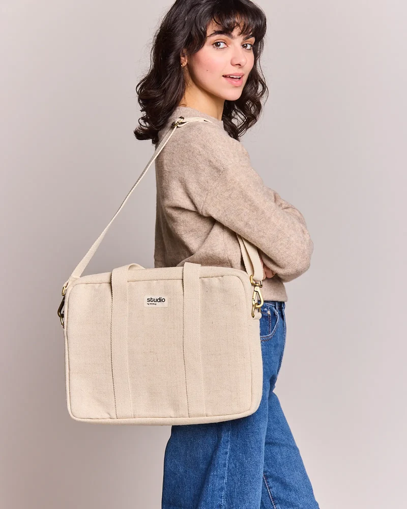 Bolsa para portátil algodón orgánico para personalizar