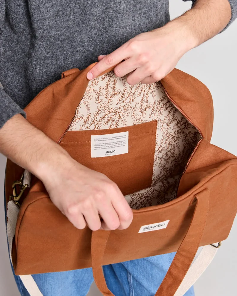 Bolsa bowling algodón orgánico Hindbag para personalizar