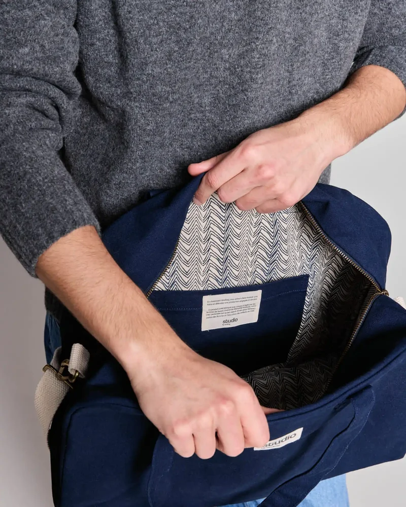 Bolsa bowling algodón orgánico Hindbag para personalizar