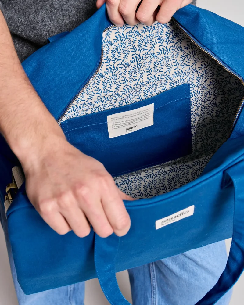 Bolsa bowling algodón orgánico Hindbag para personalizar