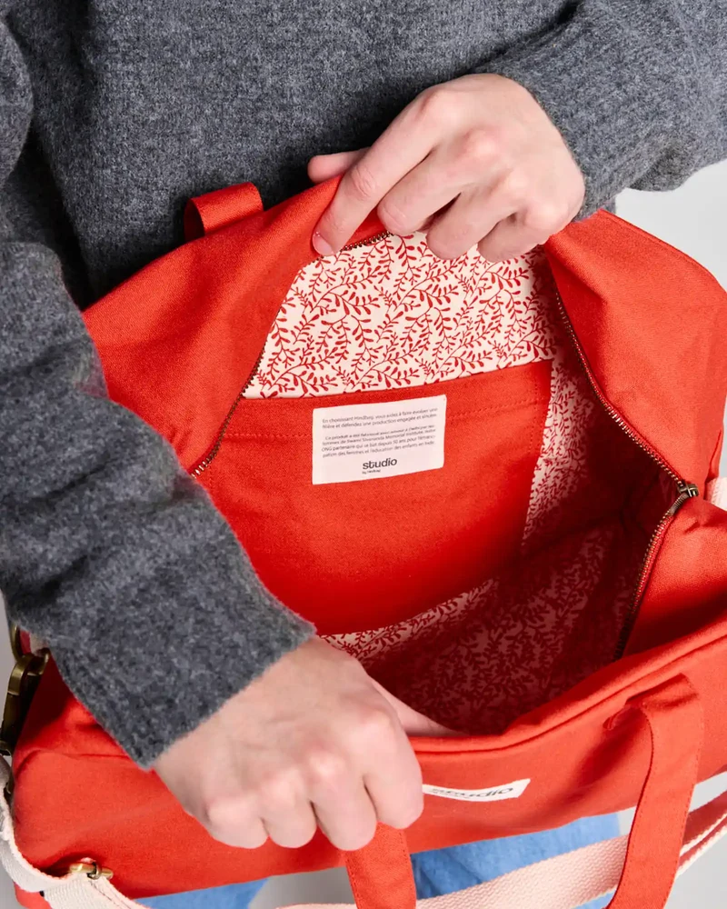 Bolsa bowling algodón orgánico Hindbag para personalizar