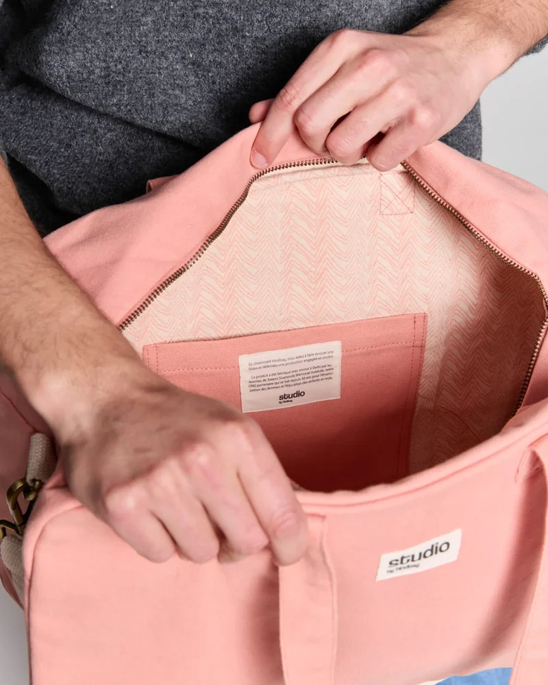 Bolsa bowling algodón orgánico Hindbag para personalizar