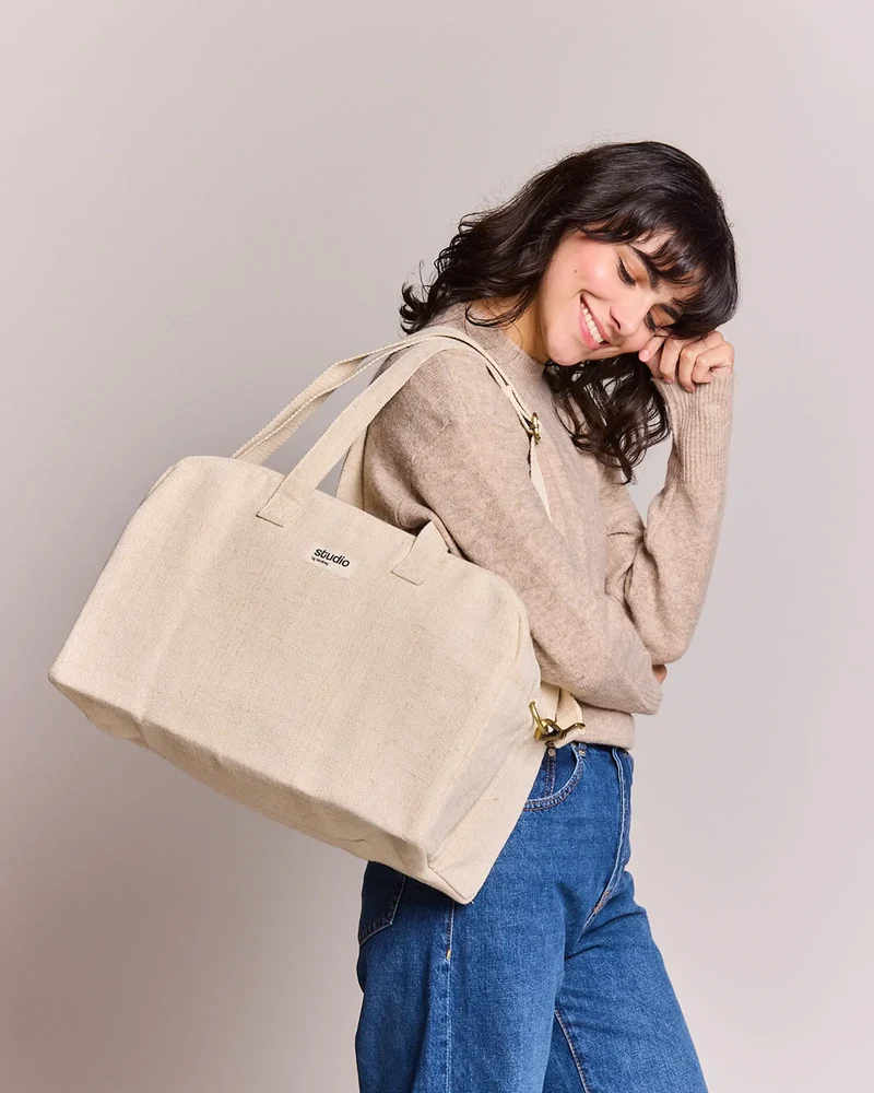 Bolsa bowling algodón orgánico Hindbag para personalizar