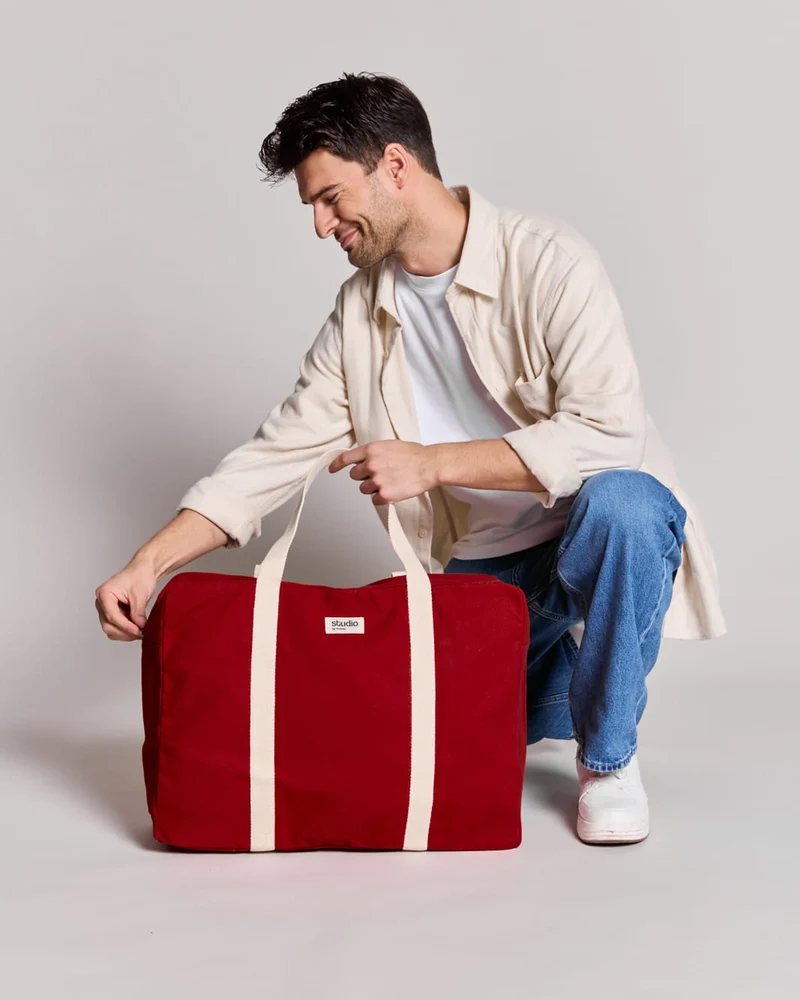 Bolsa de viaje algodón orgánico Hindbag para personalizar