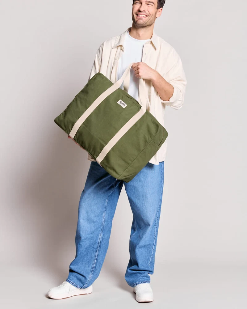 Bolsa de viaje algodón orgánico Hindbag para personalizar