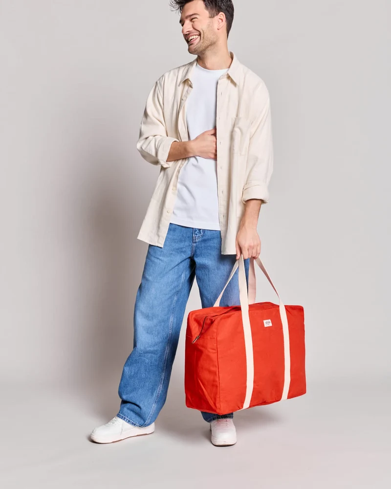 Bolsa de viaje algodón orgánico Hindbag para personalizar