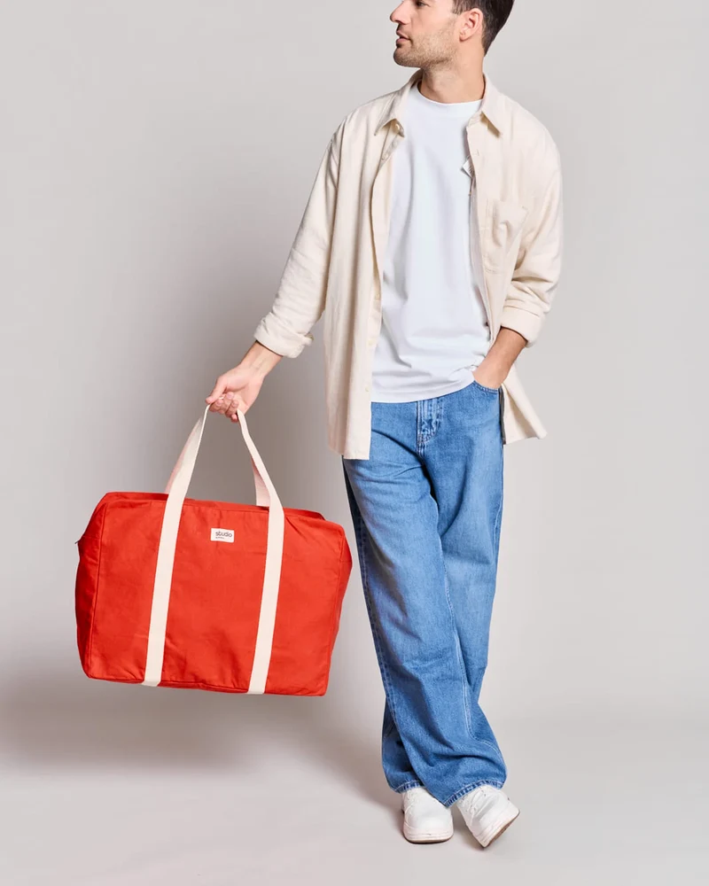 Bolsa de viaje algodón orgánico Hindbag para personalizar