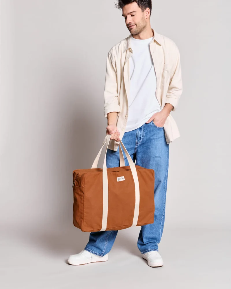 Bolsa de viaje algodón orgánico Hindbag para personalizar