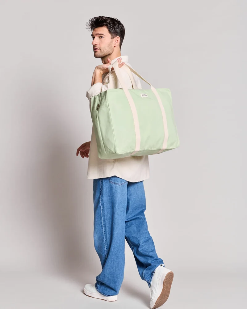 Bolsa de viaje algodón orgánico Hindbag para personalizar