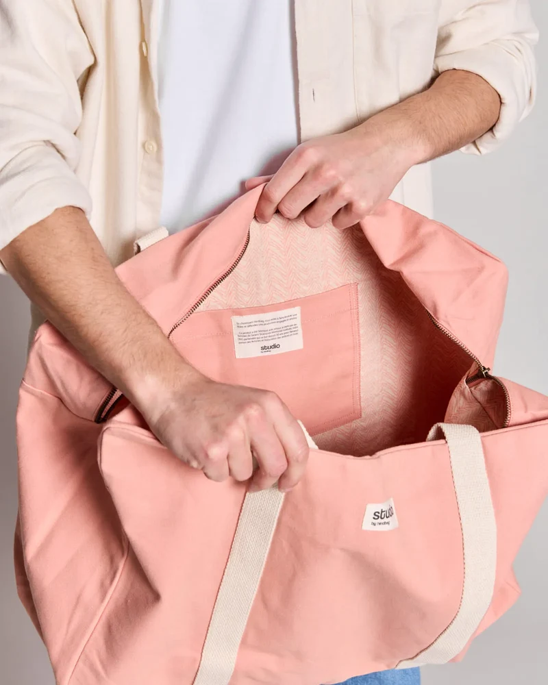 Bolsa de viaje algodón orgánico Hindbag para personalizar