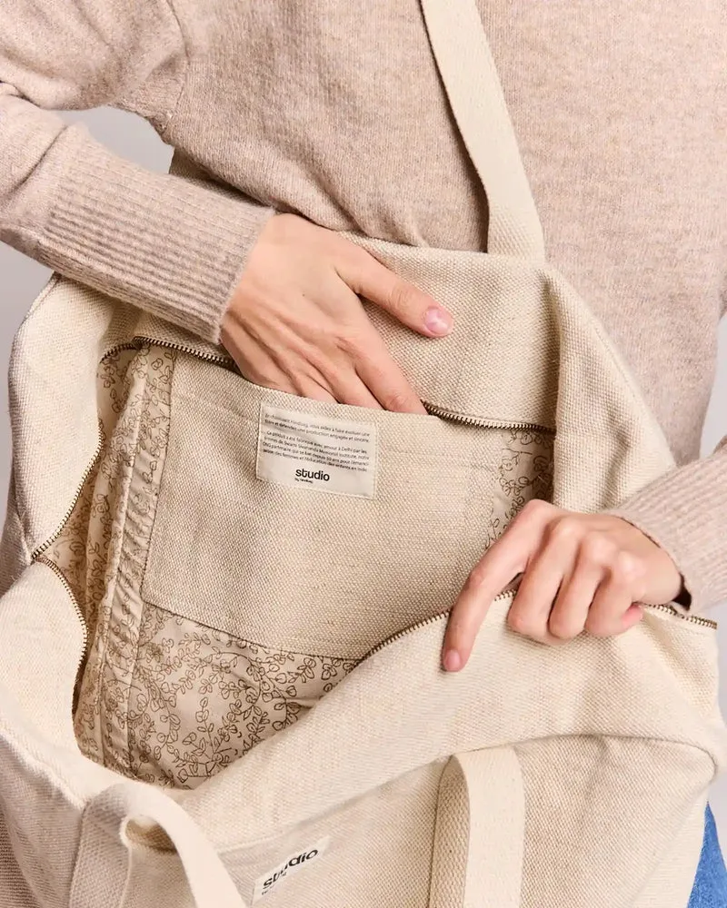 Bolsa de viaje algodón orgánico Hindbag para personalizar