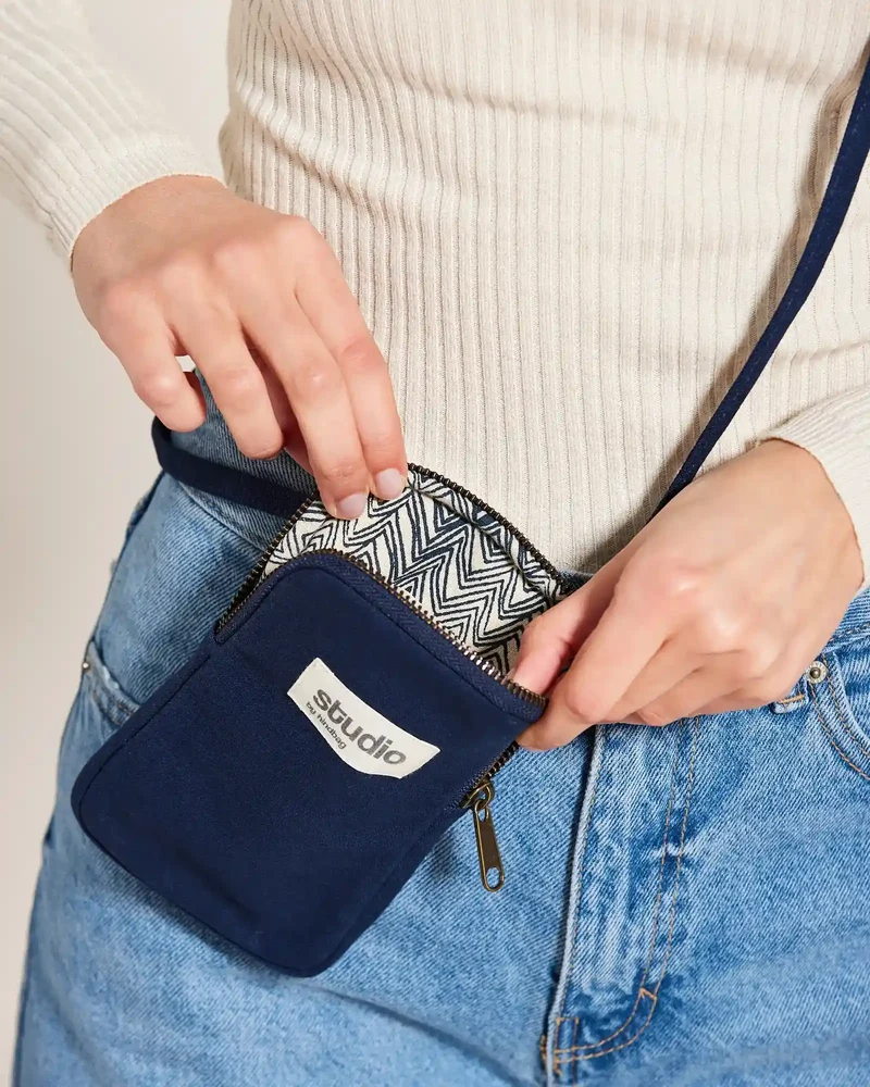 Funda móvil algodón orgánico Hindbag Théo para personalizar