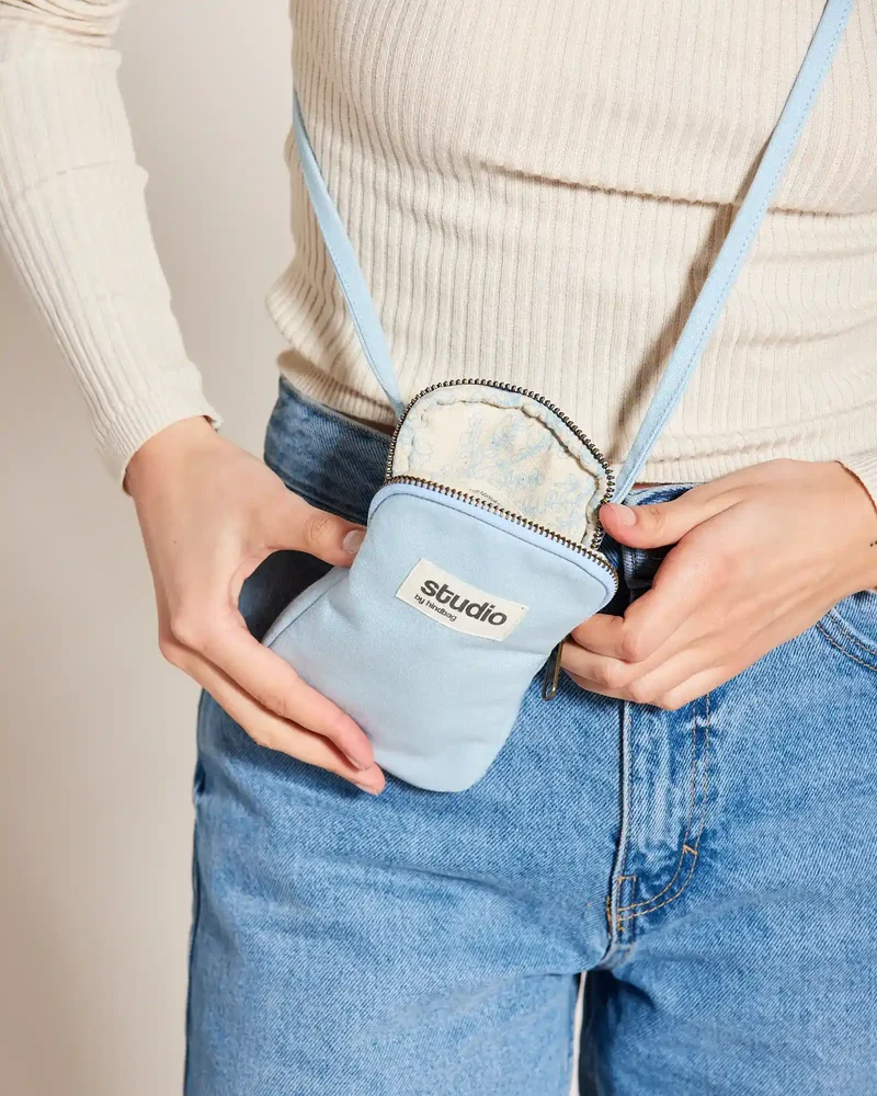 Funda móvil algodón orgánico Hindbag Théo para personalizar