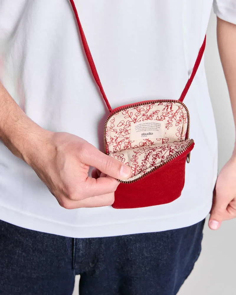 Funda móvil algodón orgánico Hindbag Théo para personalizar