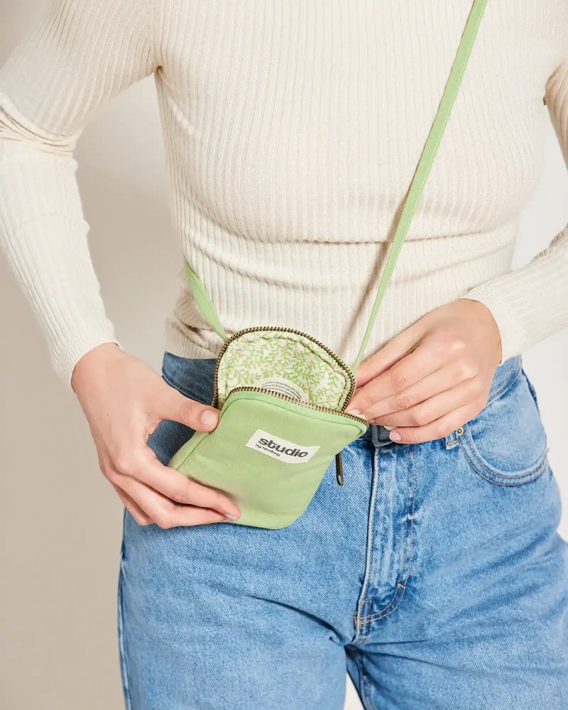 Funda móvil algodón orgánico Hindbag Théo para personalizar