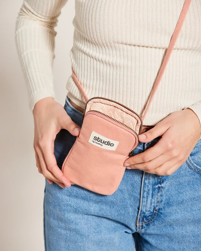 Funda móvil algodón orgánico Hindbag Théo para personalizar