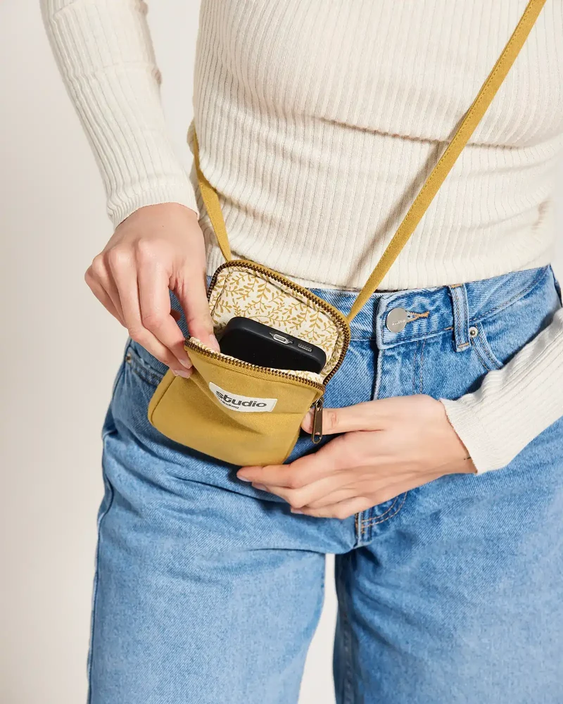 Funda móvil algodón orgánico Hindbag Théo para personalizar