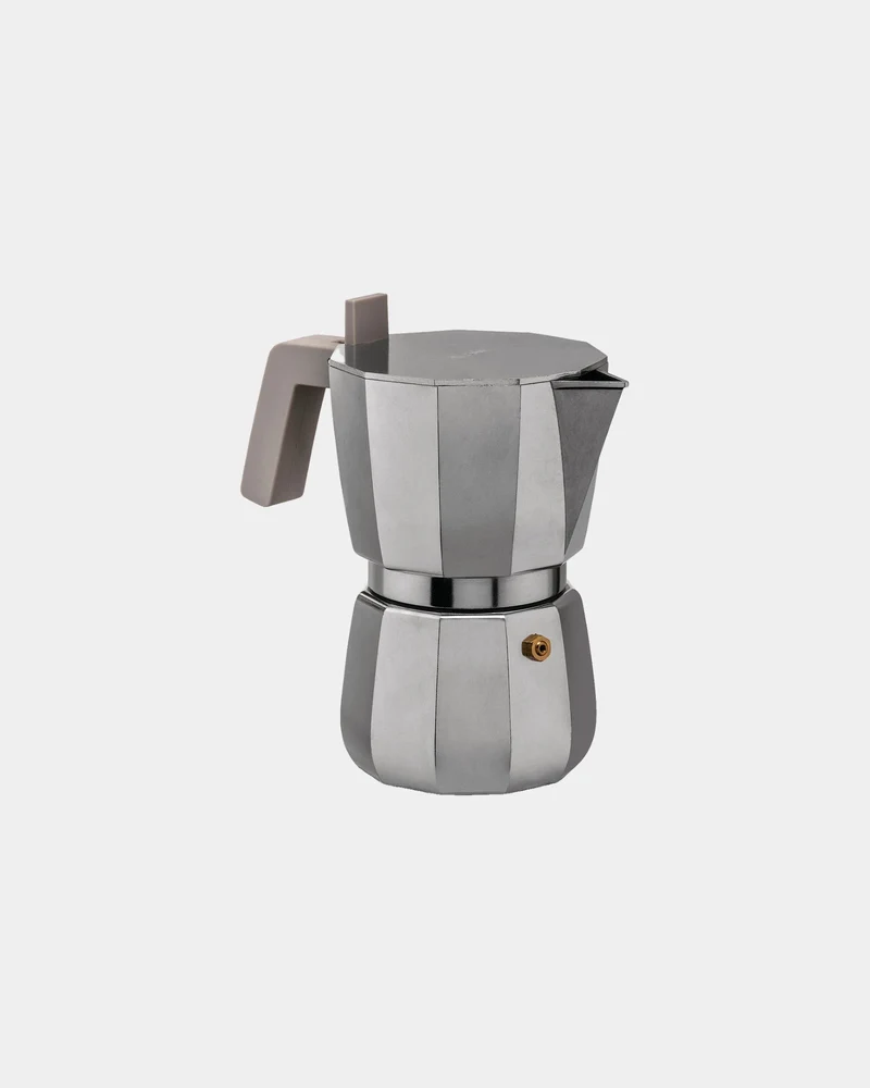 Cafetera de aluminio fundido Alessi Moka para personalizar