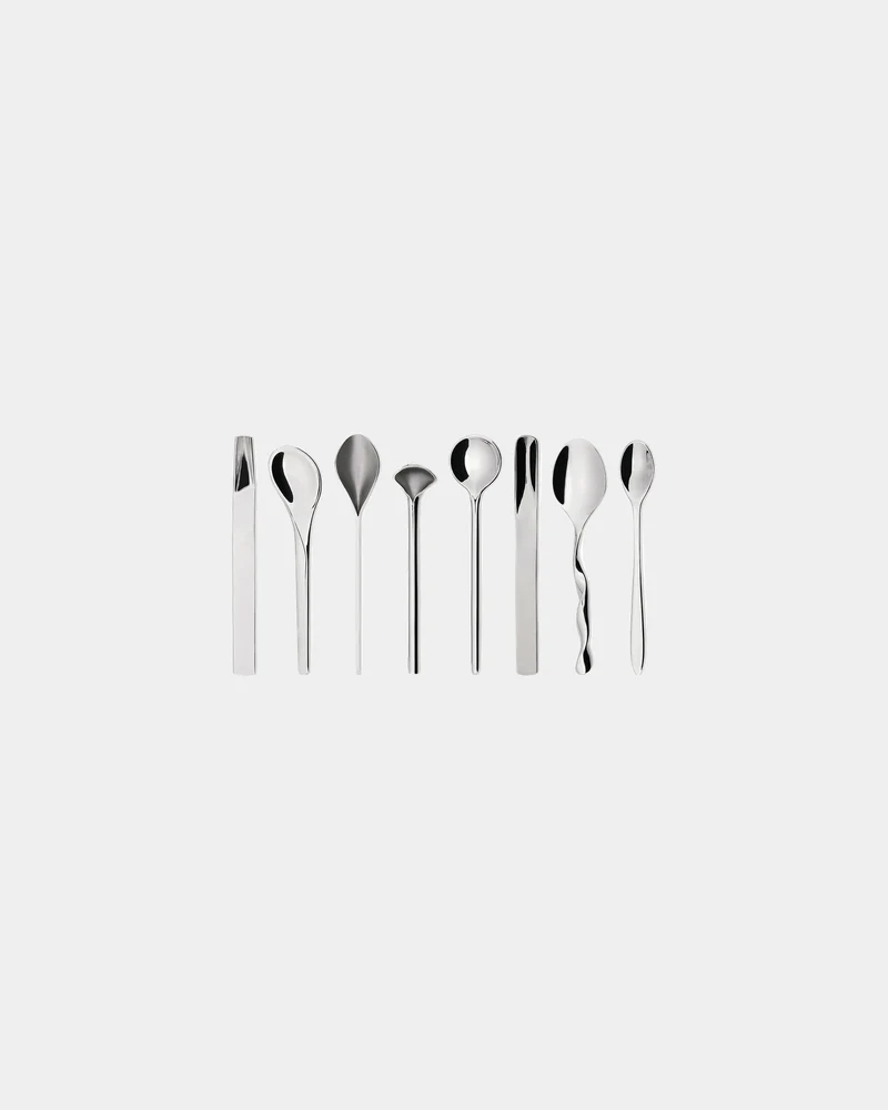 Set de cucharillas Alessi acero inoxidable para personalizar