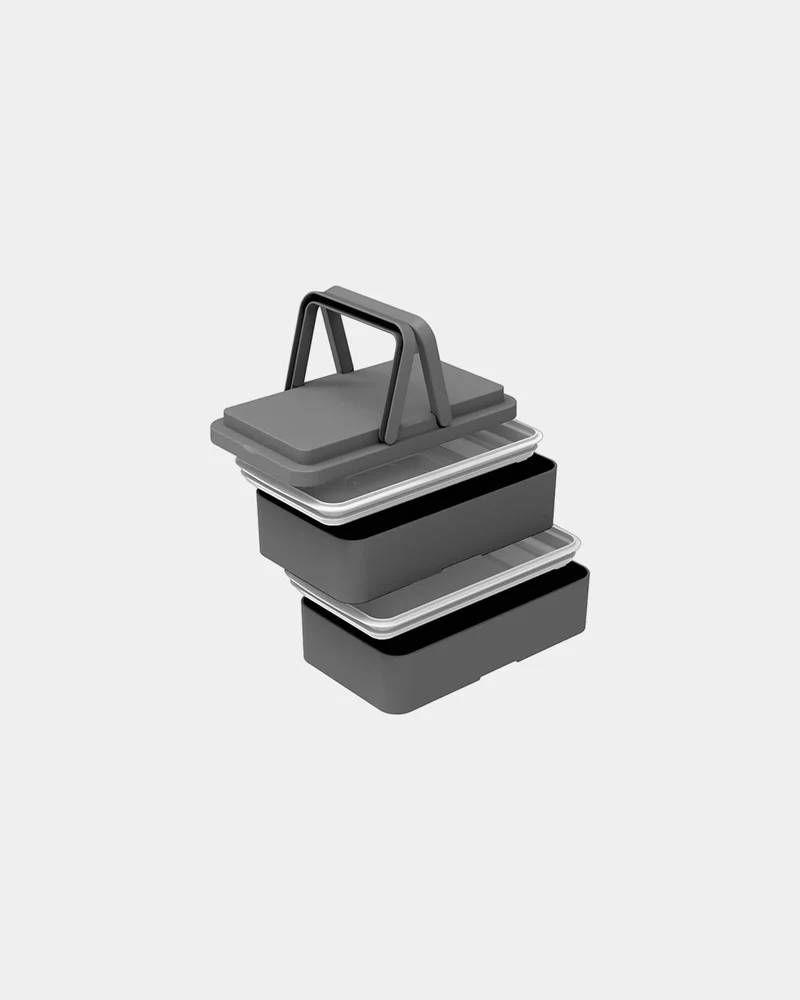 Fiambrera plástico reciclado Goodjour 1L para personalizar