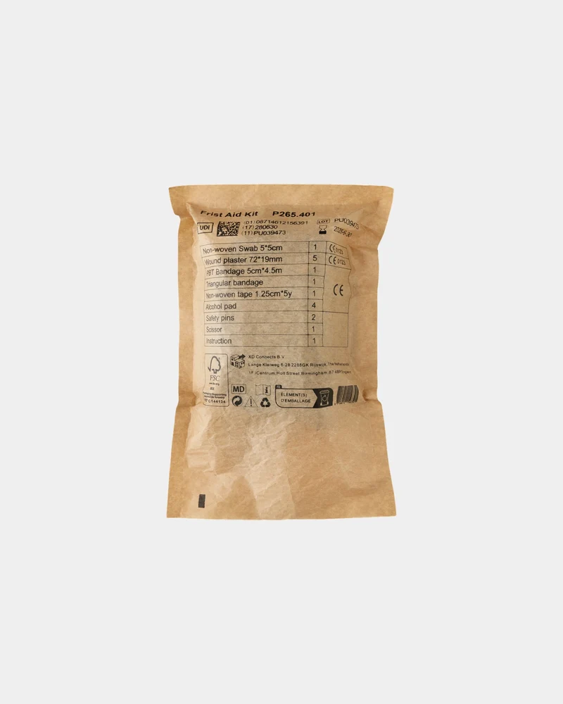 Set de primeros auxilios PU reciclado para personalizar
