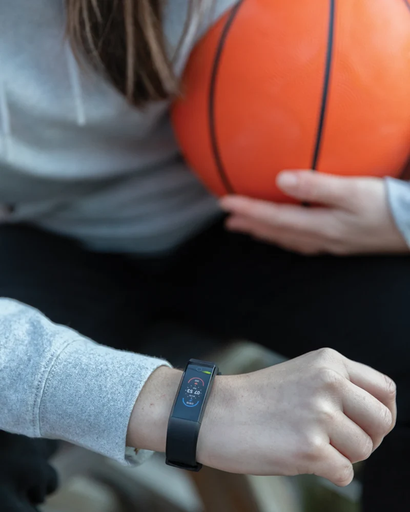 Reloj inteligente Sense Fit TPU reciclado para personalizar