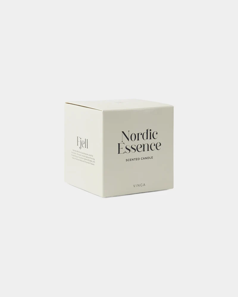 Vela perfumada Vinga Nordic cera de soja para personalizar