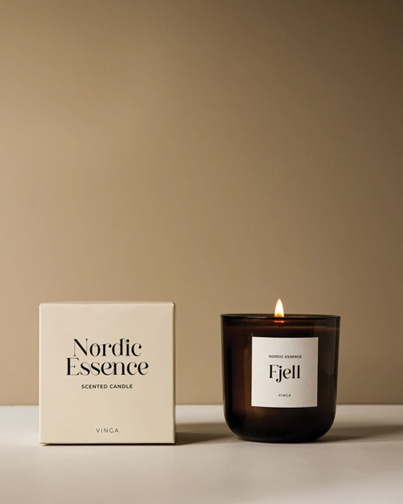 Vela perfumada Vinga Nordic cera de soja para personalizar