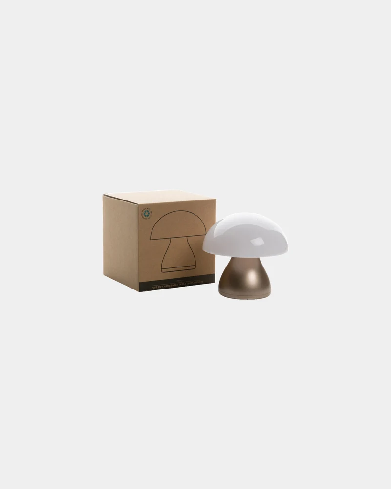 Lámpara de mesa reciclada RCS USB para personalizar