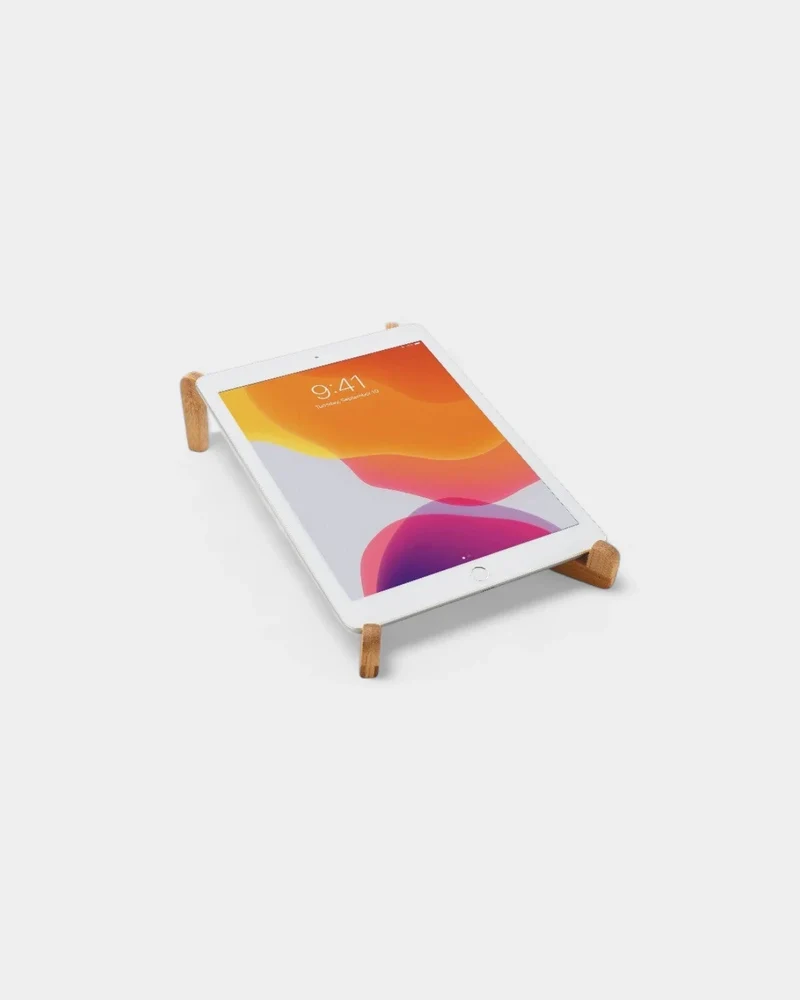 Soporte para portátil de bambú personalizable