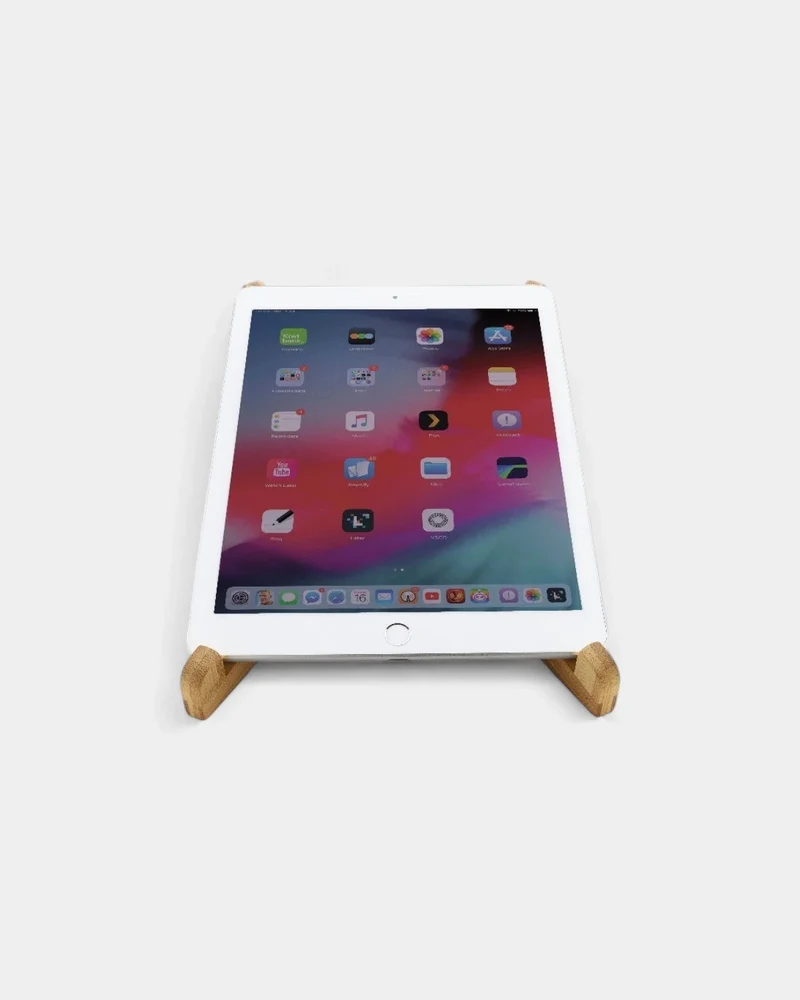 Soporte para portátil de bambú personalizable