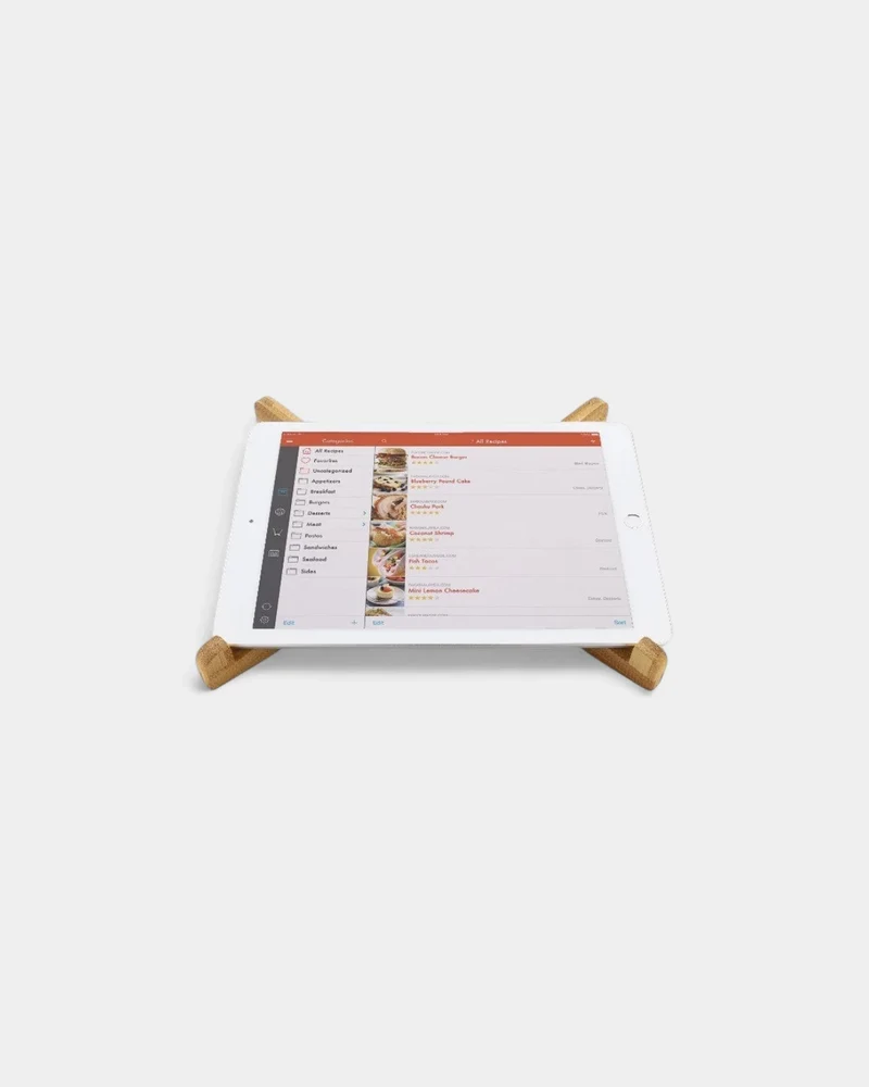 Soporte para portátil de bambú personalizable