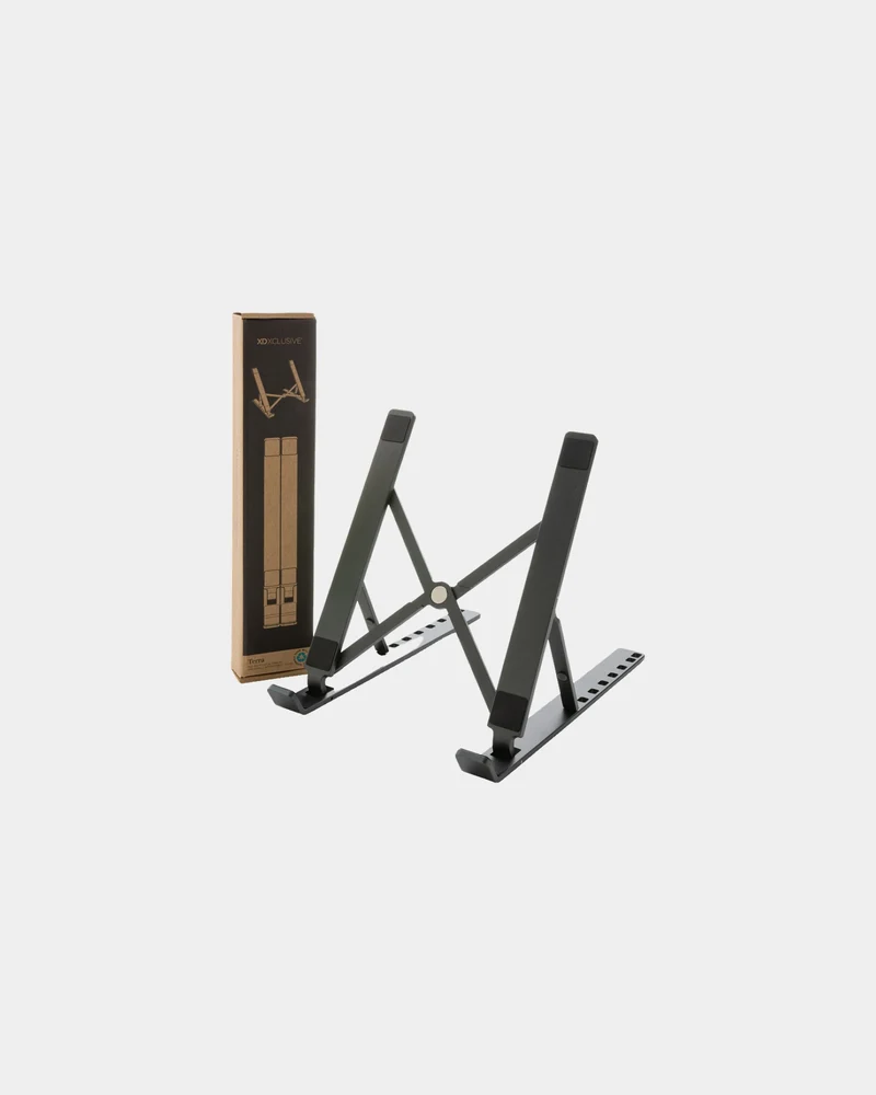 Soporte portátil aluminio reciclado para personalizar